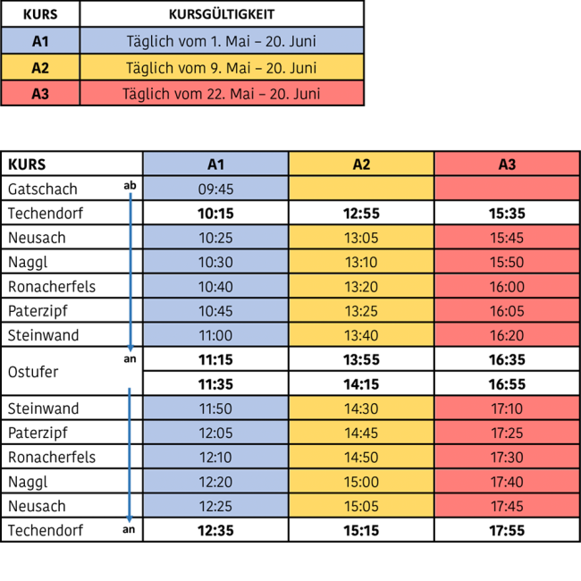 Timetable Spring 2026