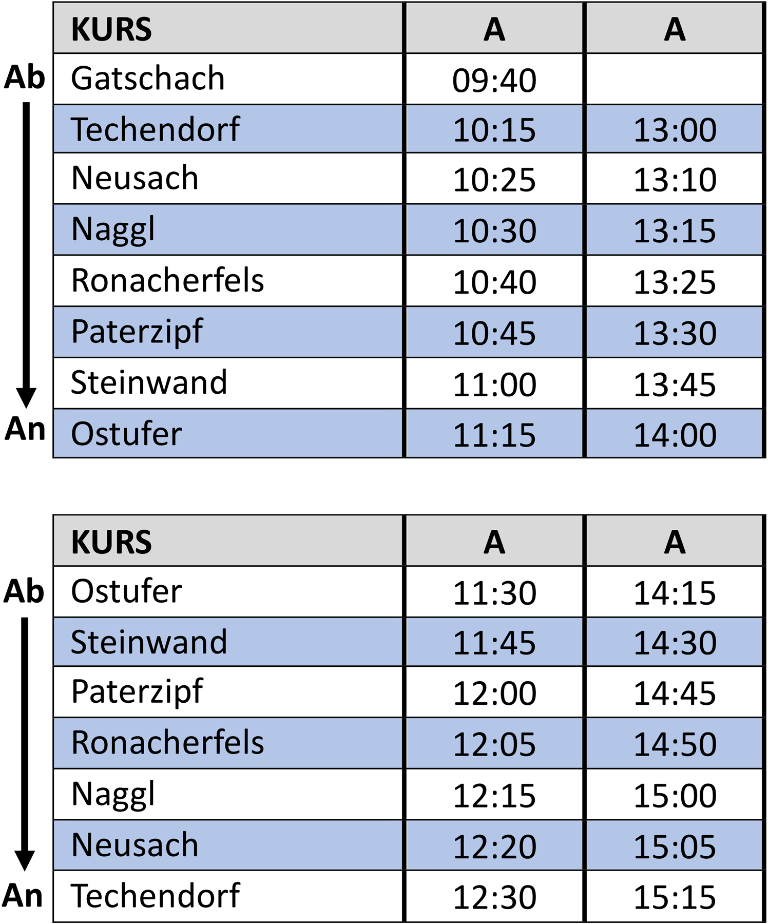 Timetable autumn 2023 Timetable autumn 2023