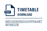 Timetable 2021 Weissensee­schifffahrt - Download PDF