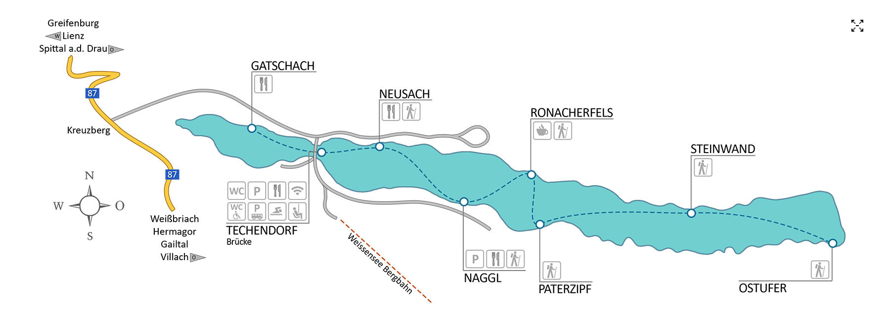 Weissensee Skizze